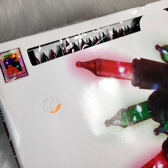 Vintage Indoor/Outdoor Christmas Lights 100 End to End Superbright 1996 - Picture 4 of 5